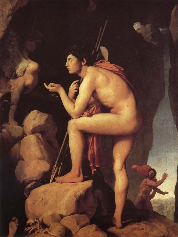 Jean-Auguste Dominique Ingres Yidipasi and Sifenkeci Sweden oil painting art